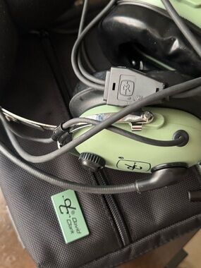 Sage Green On-Ear Aviation Headset